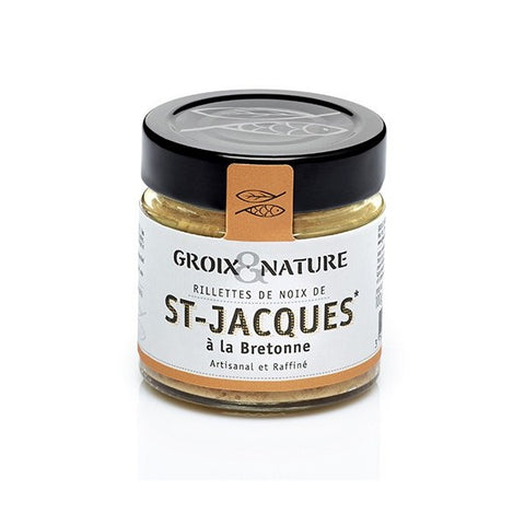 RILLETTES DE NOIX DE ST JACQUES, Groix et Nature - 100g