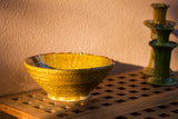 Saladier en céramique vernissée de Tamgrout (jaune)