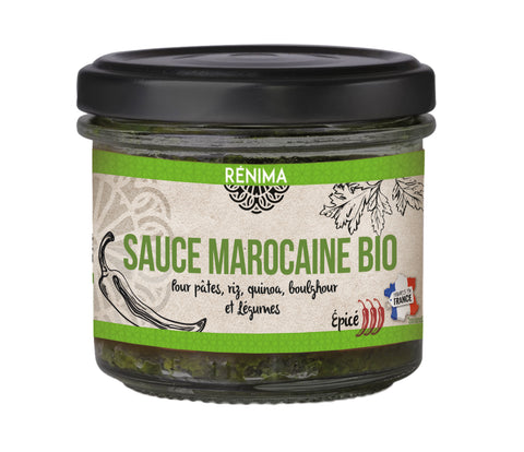 Sauce marocaine pimentée BIO, Rénima - 90g