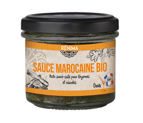 Sauce marocaine sucrée salée BIO, Rénima - 90g