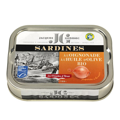 CONSERVE DE SARDINES  À L'OIGNONADE, Gonidec - 115 g